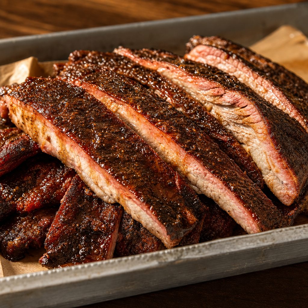 Half Slab of Ribs.